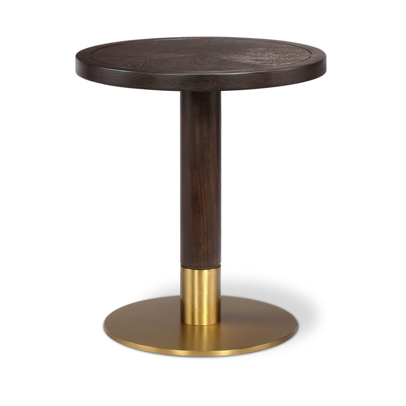 Boulevard Eight 20'' Tall Drum End Table Wayfair